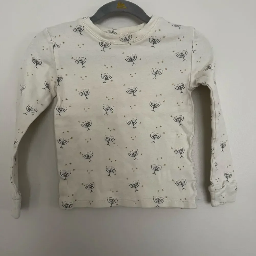 Rylee + Cru Hanukkah Long Sleeve Organic Pajamas